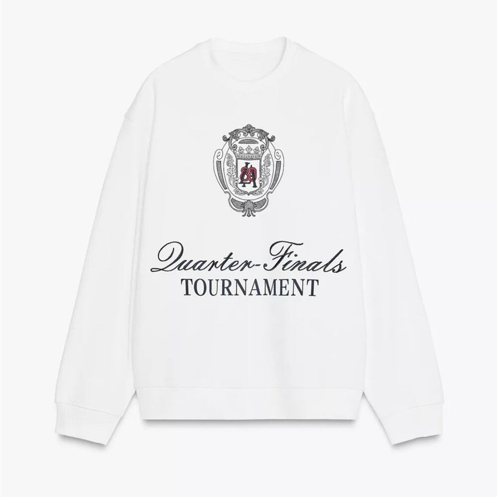 Nwt- zara- Front Embroidery Sweatshirt-small